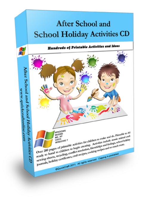 Product picture Kids Craft After School and School Holiday Activities Pack