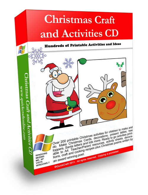 Product picture Christmas Craft Kids Printable Activities